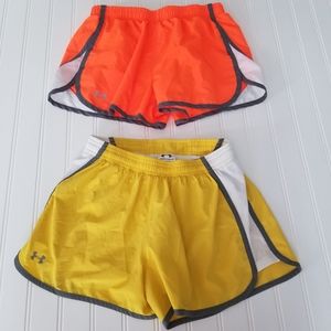 Lots Of Two Under‎ Amour Womens Orange Yellow Shor